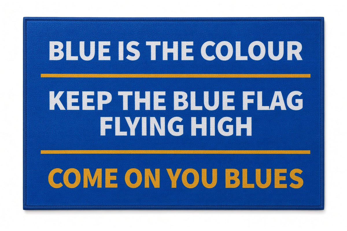 Football Style Rubber Backed, Anti Slip Doormats