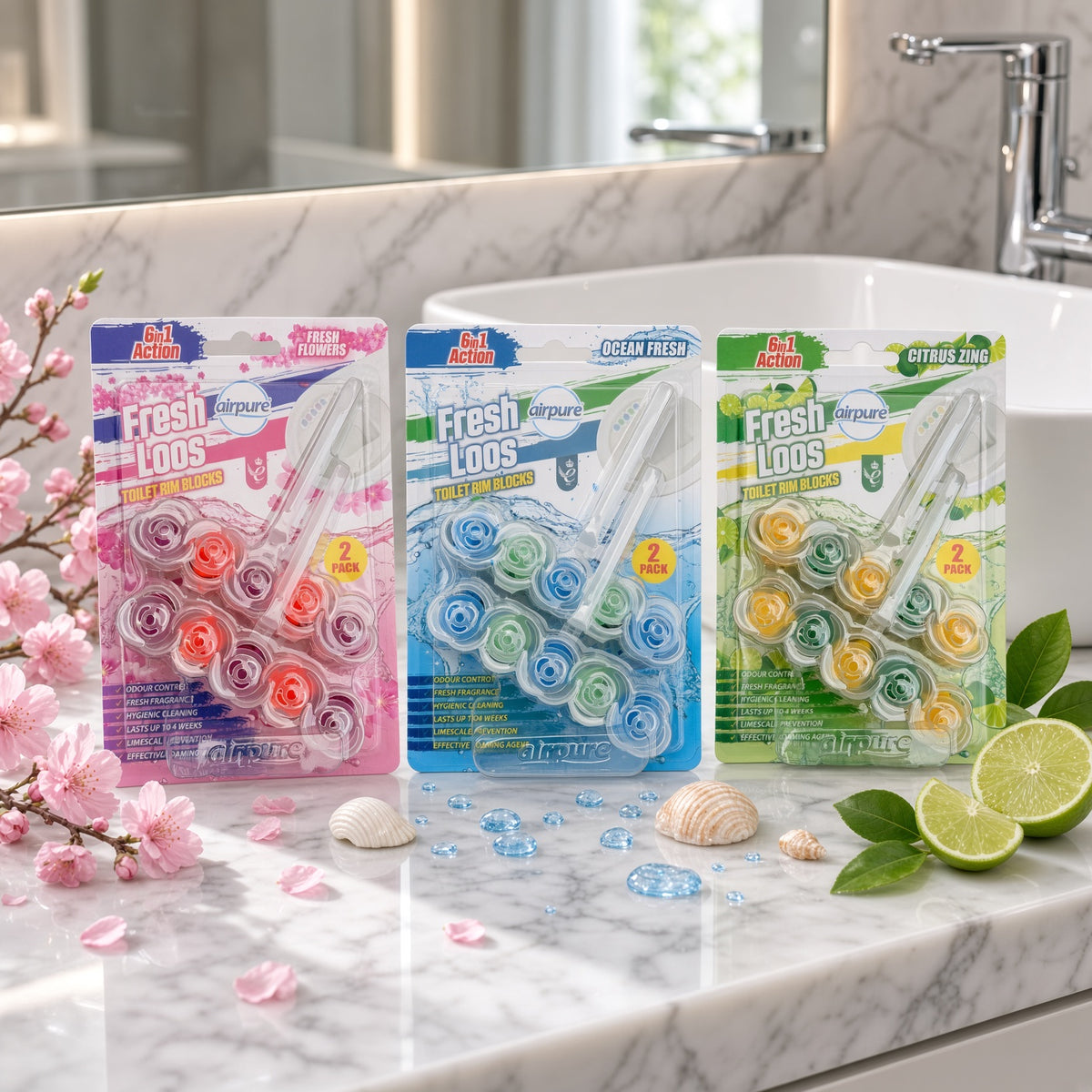 Fresh Loos Toilet Blocks, 3 Scents To Choose From