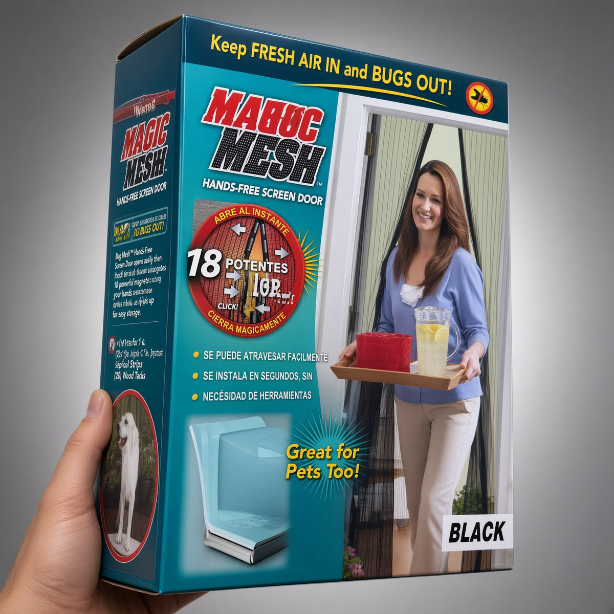 Black Magic Door Mesh