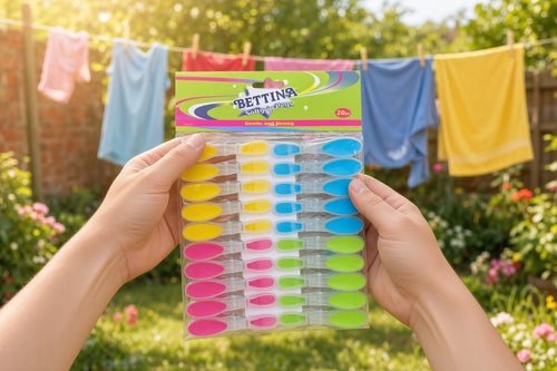 20 Pack Soft Grip Clothes Pegs