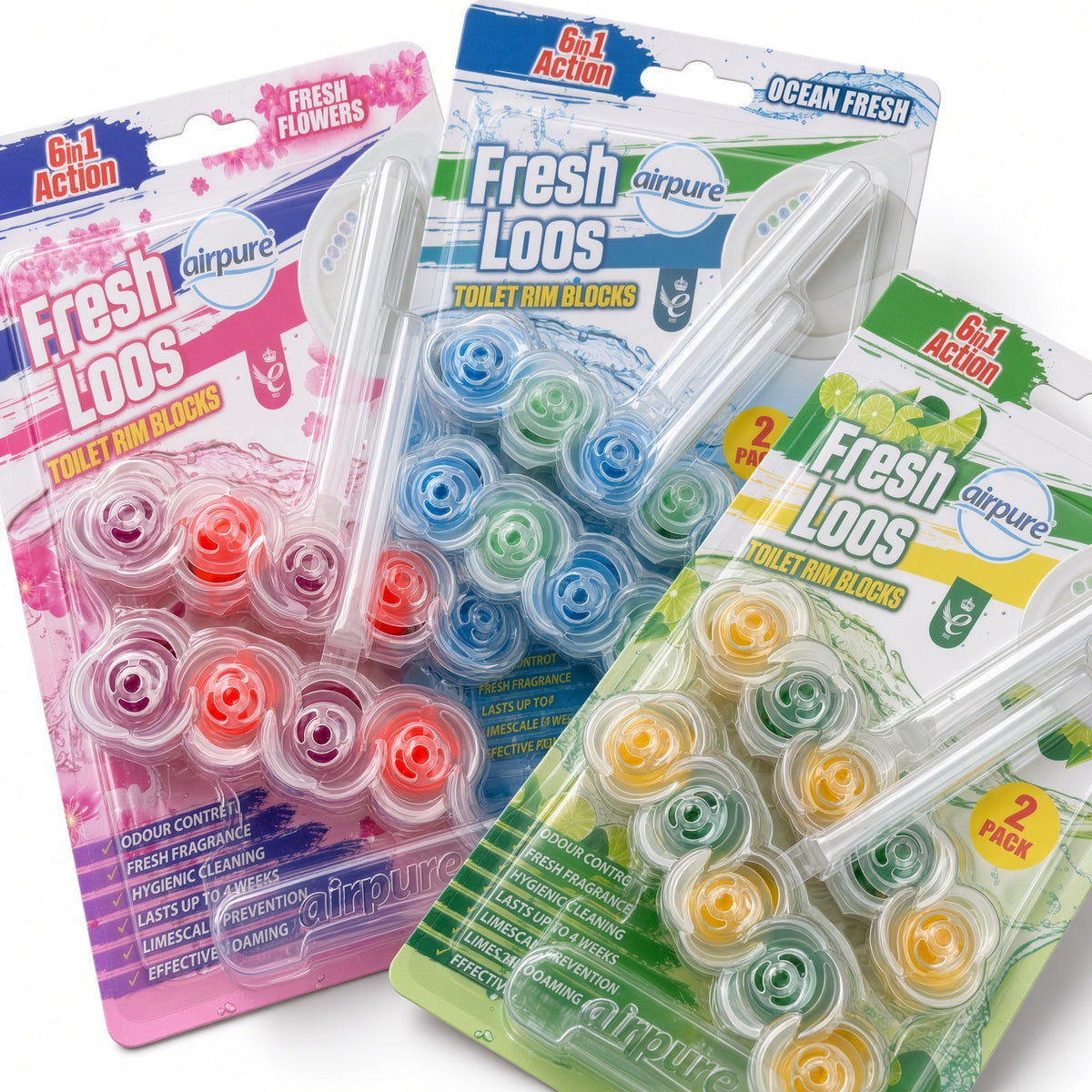 Fresh Loos Toilet Blocks, 3 Scents To Choose From