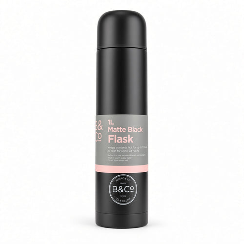 1L Stainless Steel Flasks 2 Colours Available