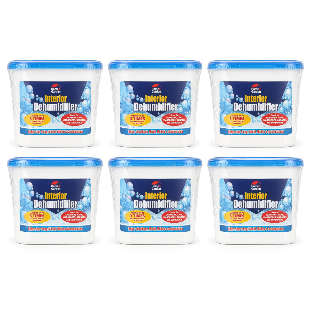 500ml Interior Dehumidifier Packs of 6, 12 & 24 Available