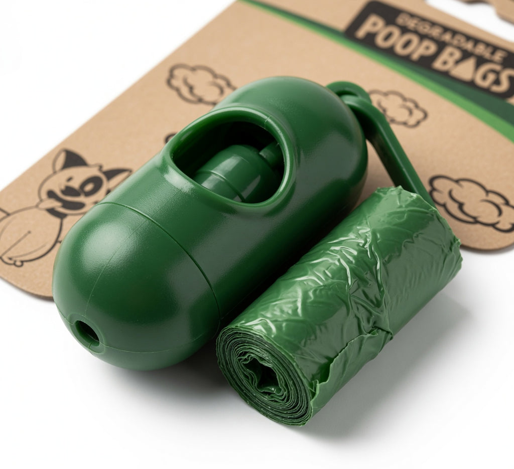PetPro Biodegradable 30 Pack Poop Bags With Dispenser