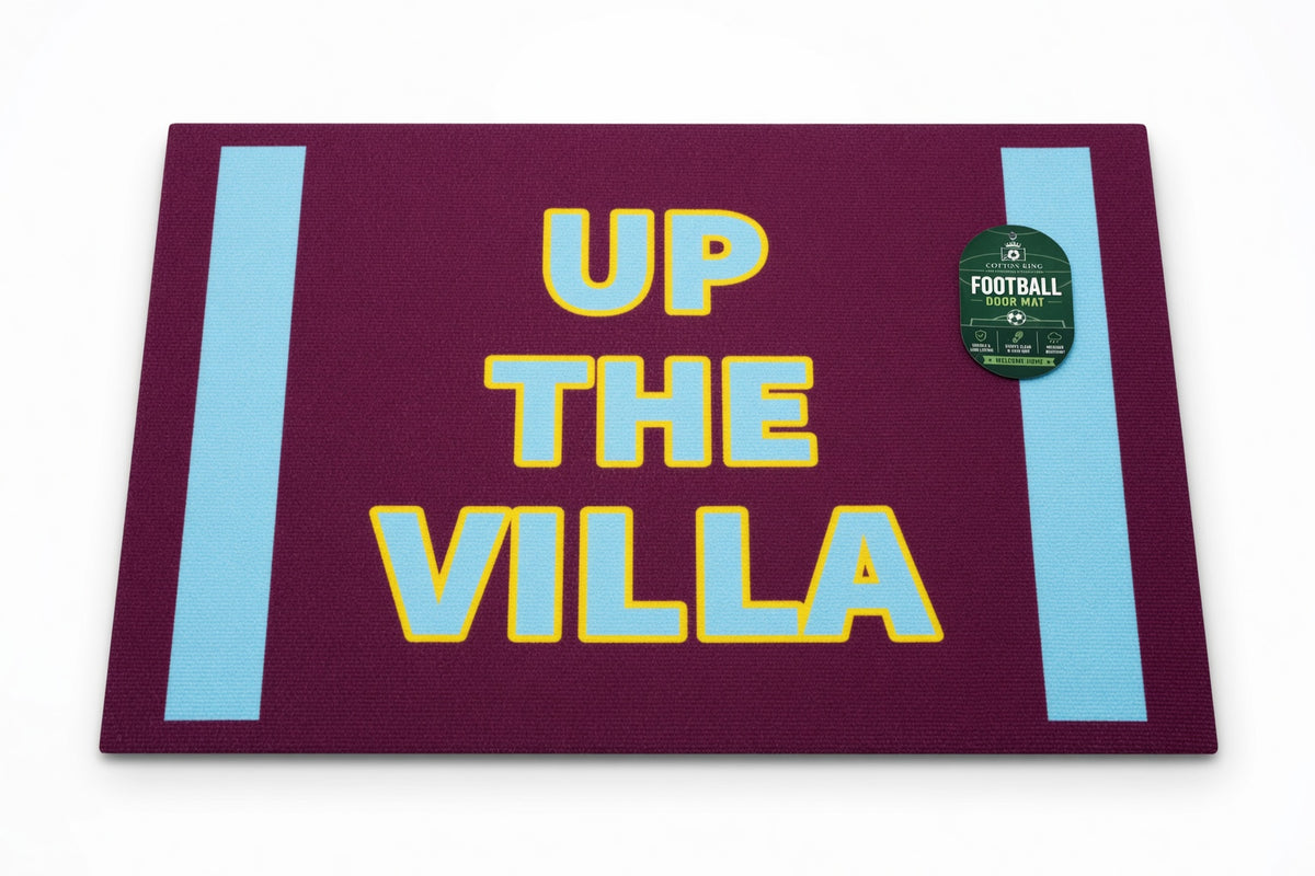 Football Style Rubber Backed, Anti Slip Doormats