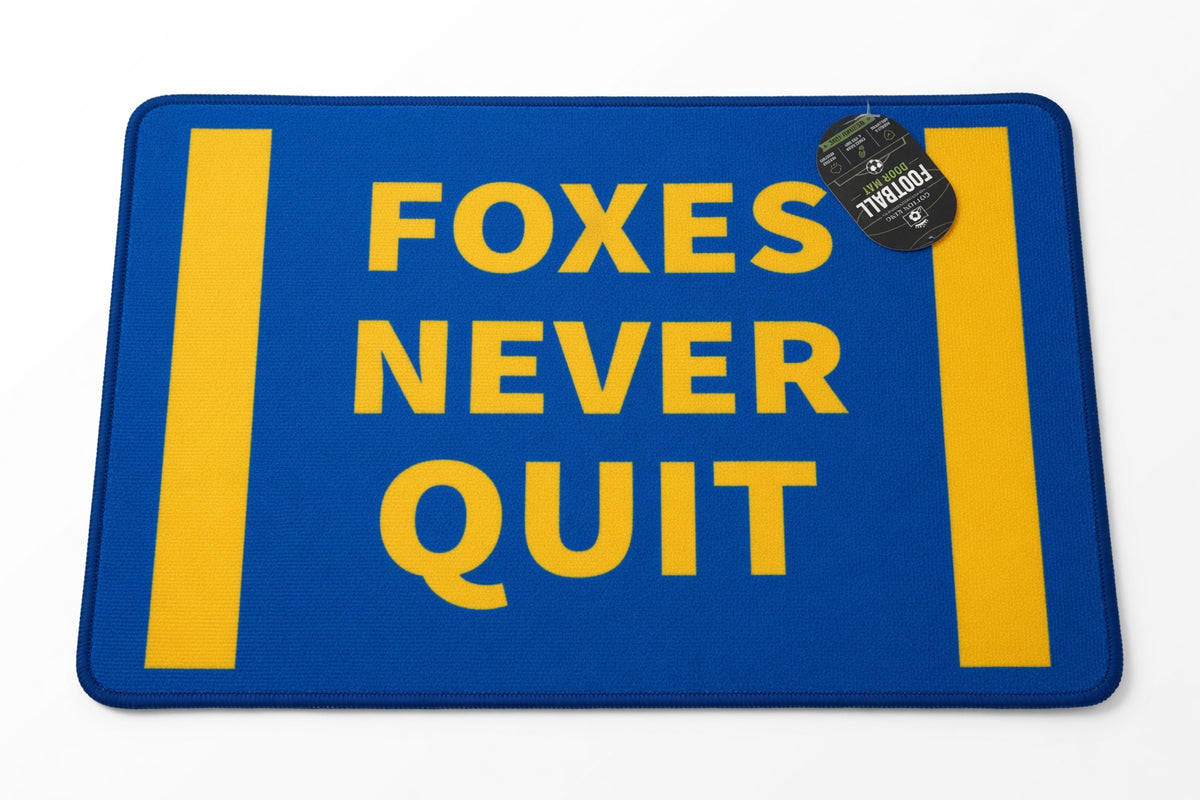 Football Style Rubber Backed, Anti Slip Doormats