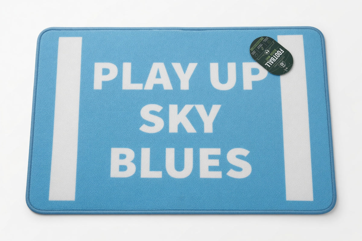 Football Style Rubber Backed, Anti Slip Doormats