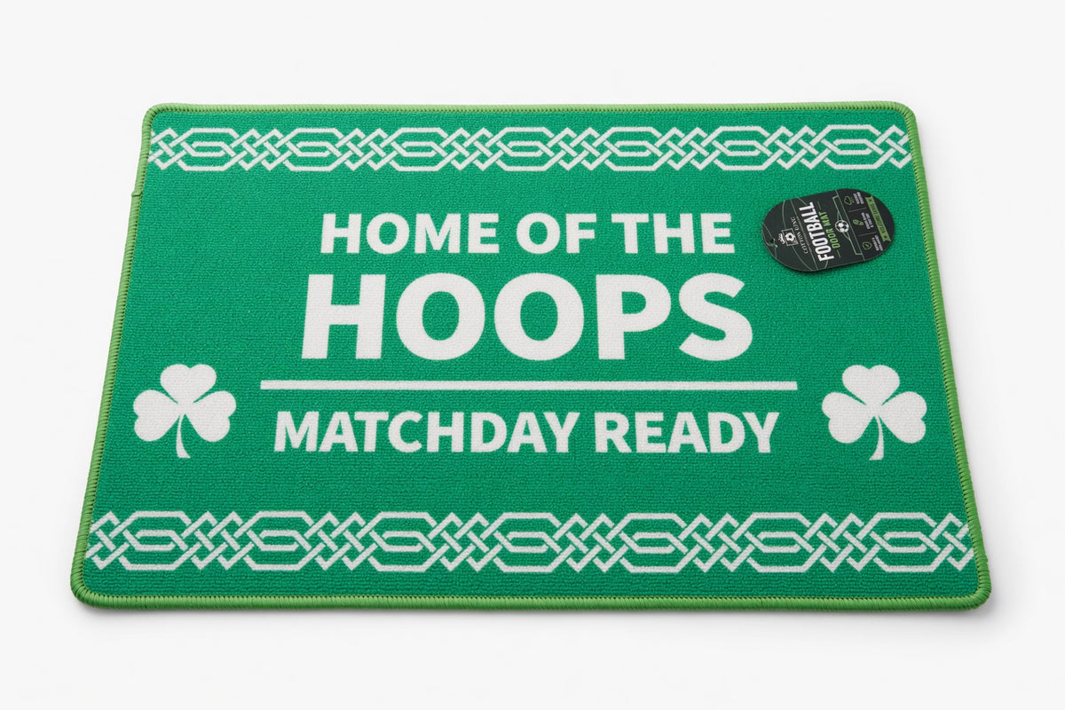 Football Style Rubber Backed, Anti Slip Doormats