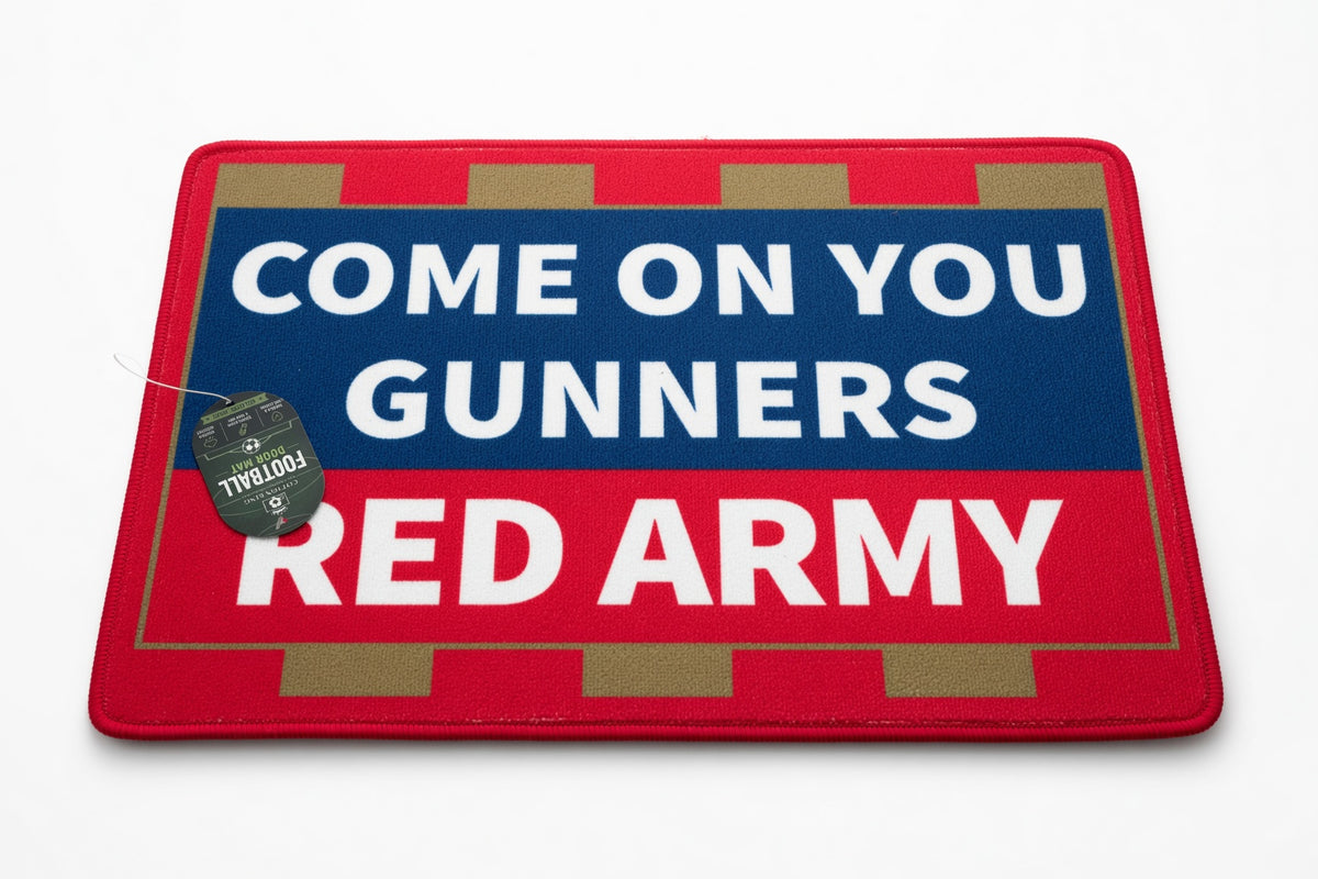 Football Style Rubber Backed, Anti Slip Doormats