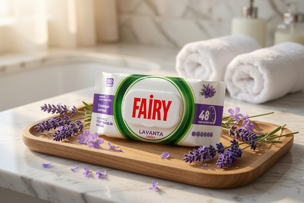 Fairy 100 Pack Anti Bacterial Cleaning Wipes 3 Scents Available