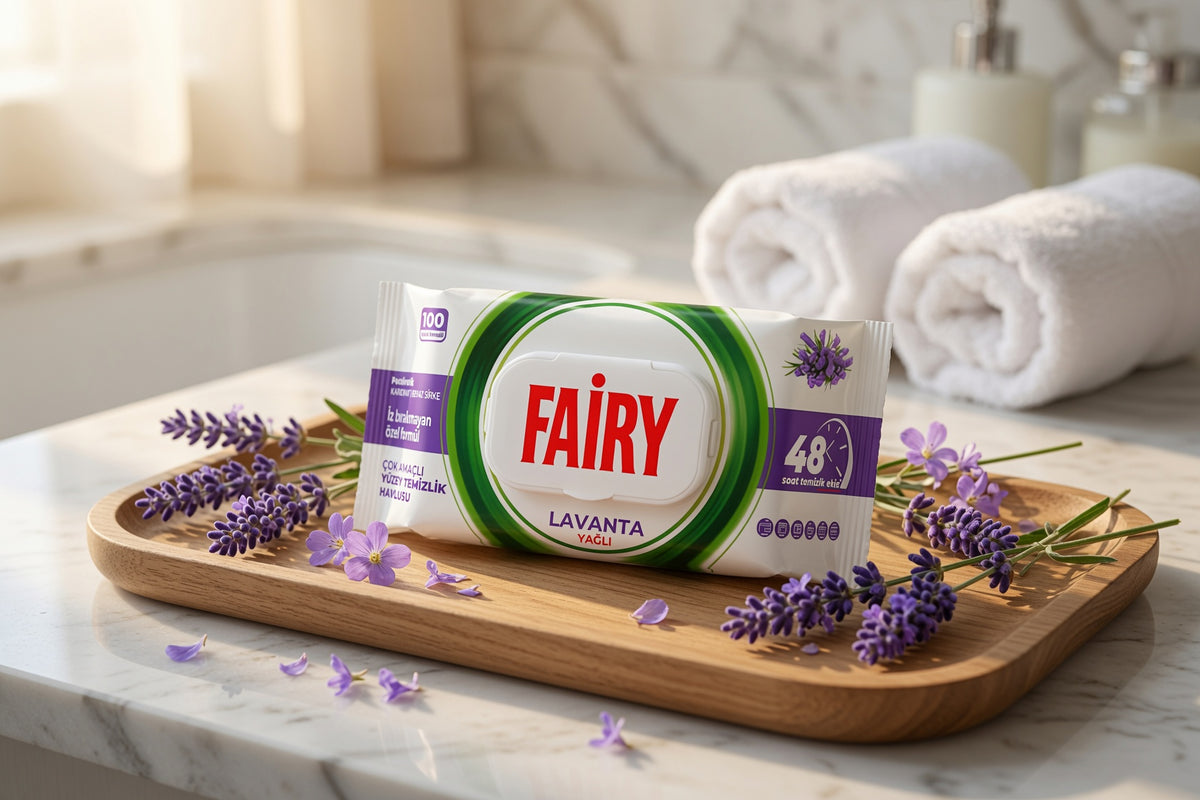 Fairy 100 Pack Anti Bacterial Cleaning Wipes 3 Scents Available