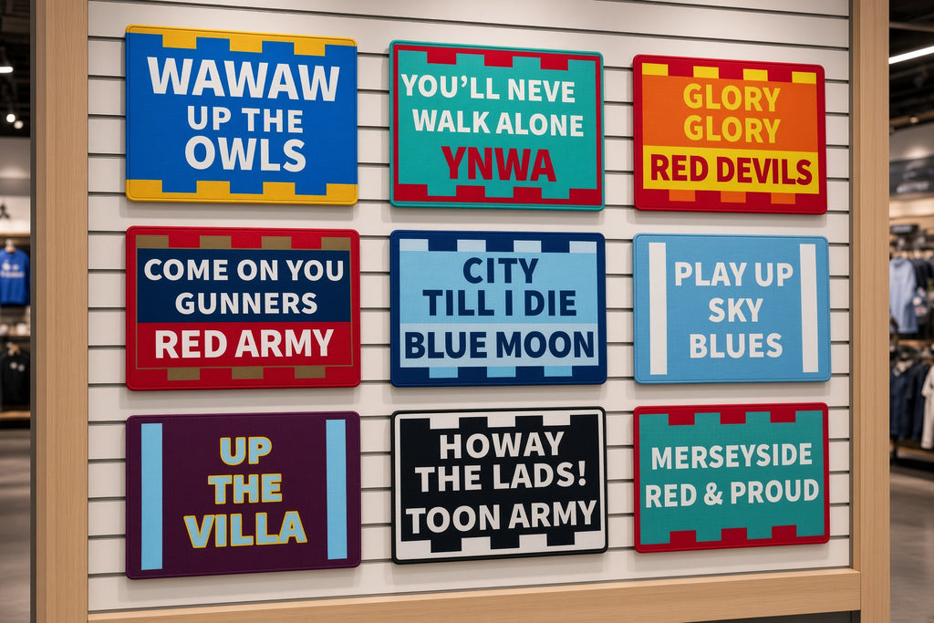 Football Style Rubber Backed, Anti Slip Doormats