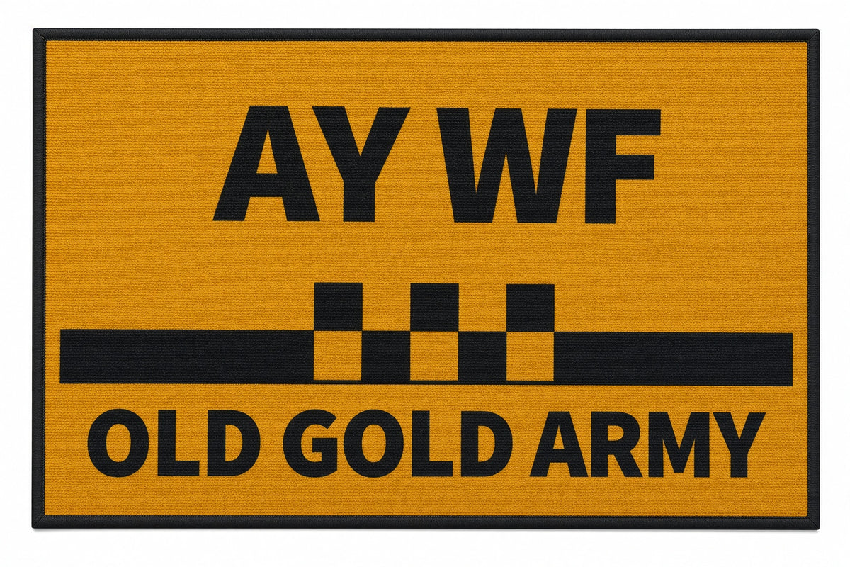 Football Style Rubber Backed, Anti Slip Doormats