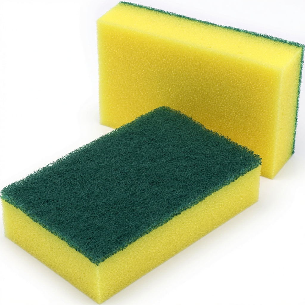 Thick Yellow Scouring Pads 8 Pack